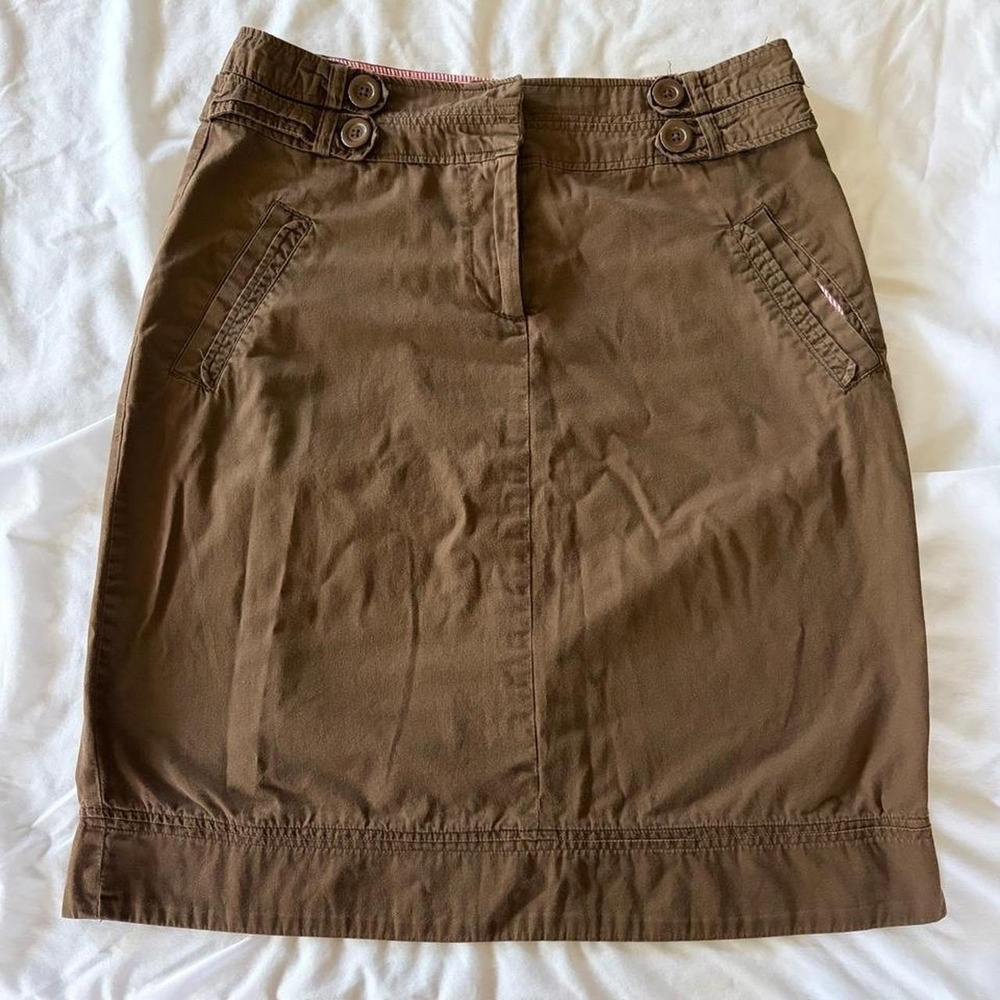 Y2K Discontinued Brown Modbe Midi Skirt size Med